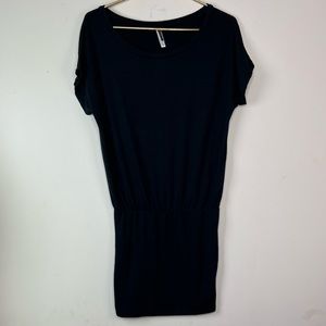 Xhilaration black fitted bottom T-shirt dress, Small